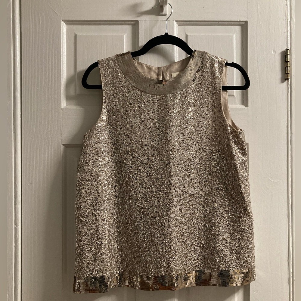 KATE SPADE NEW YORK sequin tank